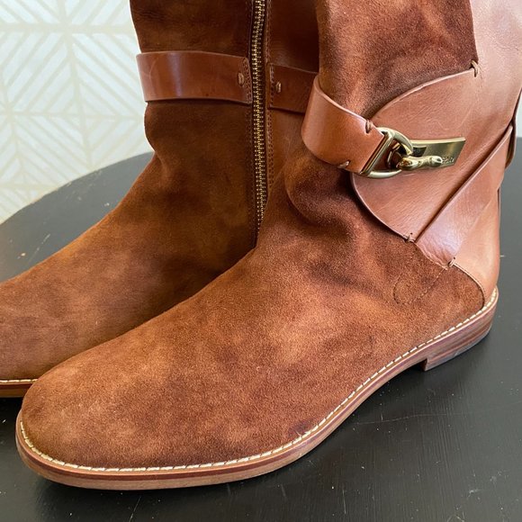 Aerin Size 10 M Matilda Boots in Cognac/Caramel - Picture 11 of 16